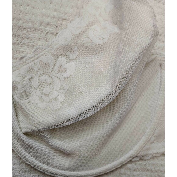 Lilyette Fit For You Bra Size 40DD Full Coverage Underwire Floral Lace Smoothing - Picture 6 of 9